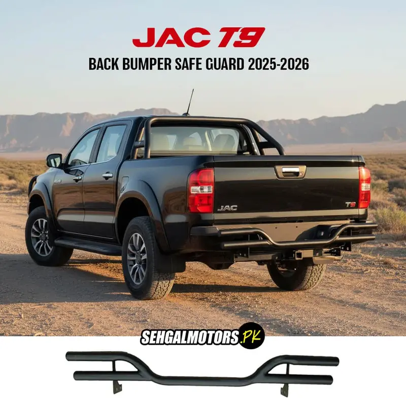 Jac T9 Hunter Back Bumper Safe Guard 2025 - 2026 - Double Pipe Design 1