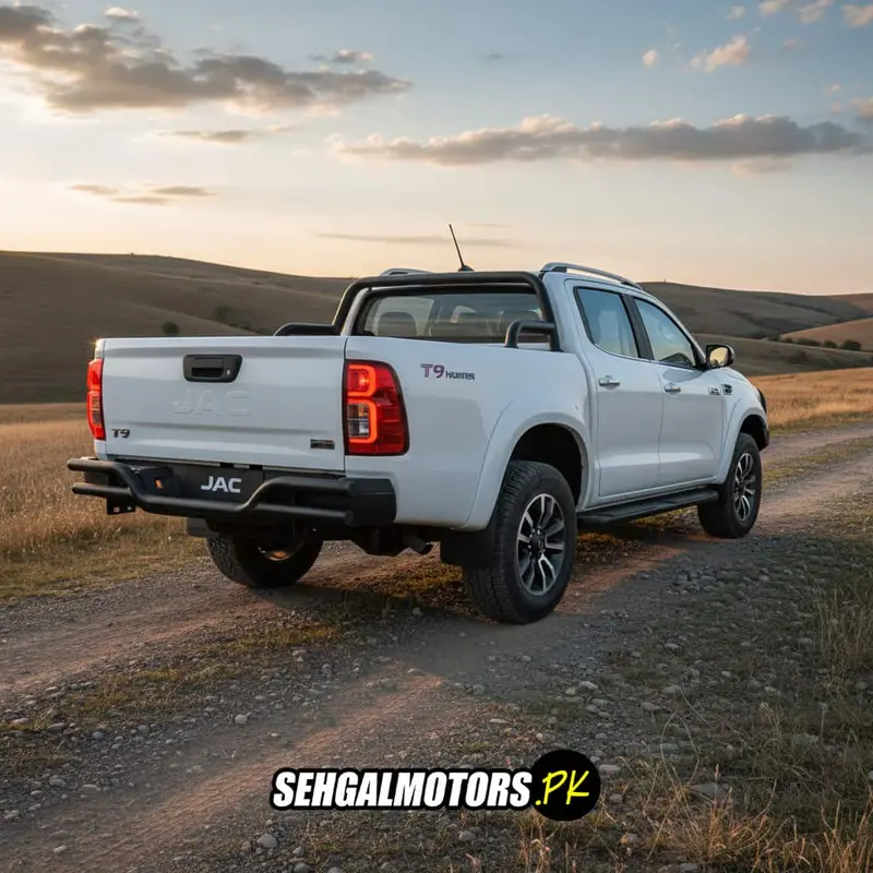 Jac T9 Hunter Back Bumper Safe Guard 2025 - 2026 - Double Pipe Design 2