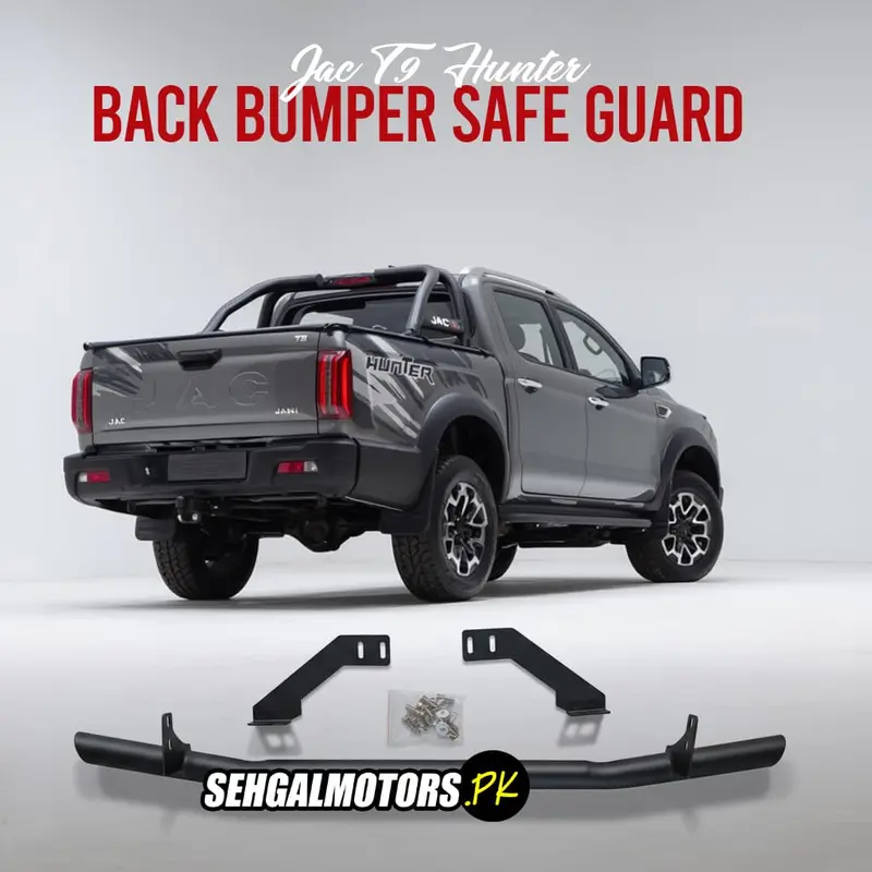 Jac T9 Hunter Back Bumper Safe Guard 2025 - 2026 - Single Pipe Design 1