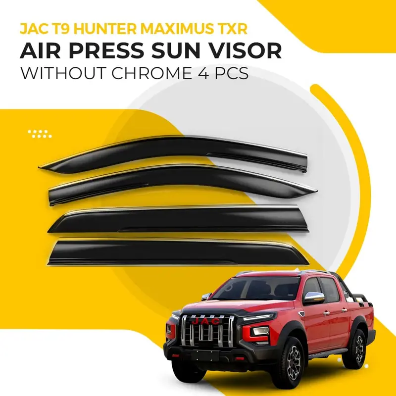 Jac T9 Hunter Maximus Txr Air Press Sun Visor With Chrome 4 Pcs 2025 - 2026 1