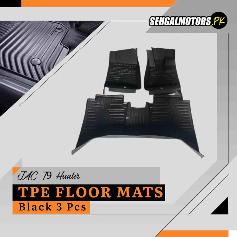 Jac T9 Hunter Tpe Floor Mats 3Pcs 2025 - 2026 1