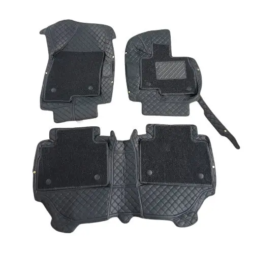 Jaecoo J6 9D Floor Mats Black With Black Grass 3 Pcs 2025 - 2026 2
