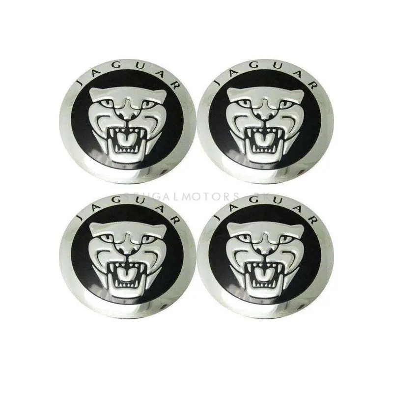 Jaguar Wheel Cap Logo Center Hub Badge Sticker - 4 Pcs 2