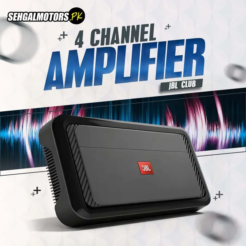 Jbl Club A754 4 Channel Car Amplifier 12 Inches - 400W - Genuine 1