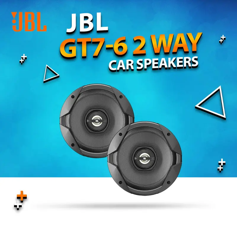 Jbl Gt7-6 2 Way Coaxial Car Audio Speakers 6.5 Inches - 135W - Genuine (Set Of 2) 1