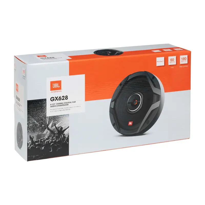 Jbl Gx Series Gx628 2 Way Coaxial Car Audio Speaker - 6.5 Inches 180W Pair Genuine (Set Of 2) 1