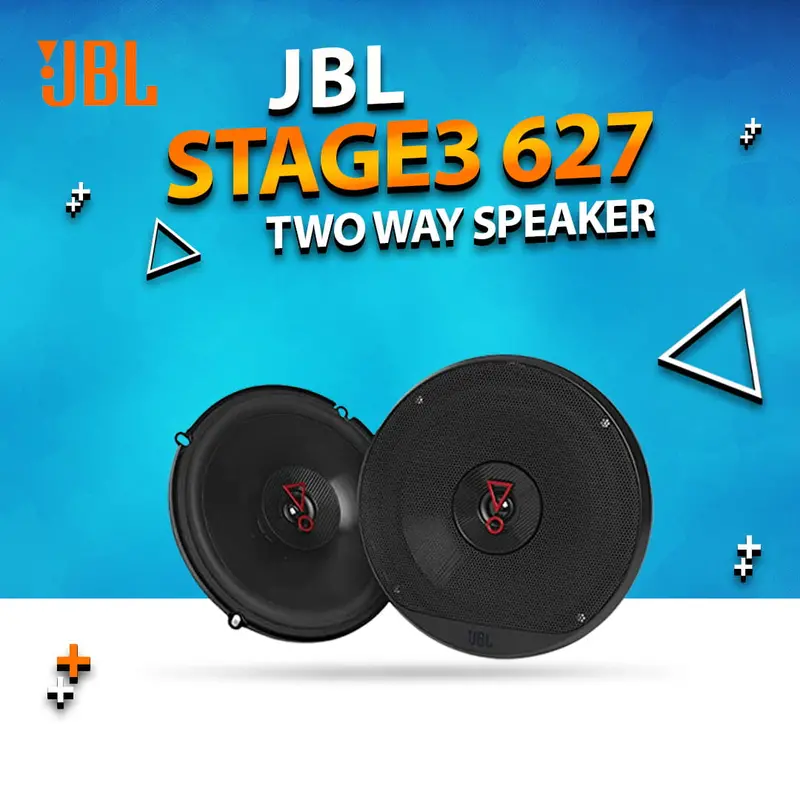 Jbl Stage3 627 2 Way Coaxial Car Audio Speakers 6.5 Inches - 225W - Genuine (Set Of 2) 1