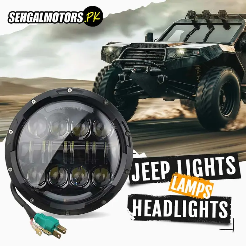 Jeep Lights Headlights / Head Lamps Version 1 - Each 1