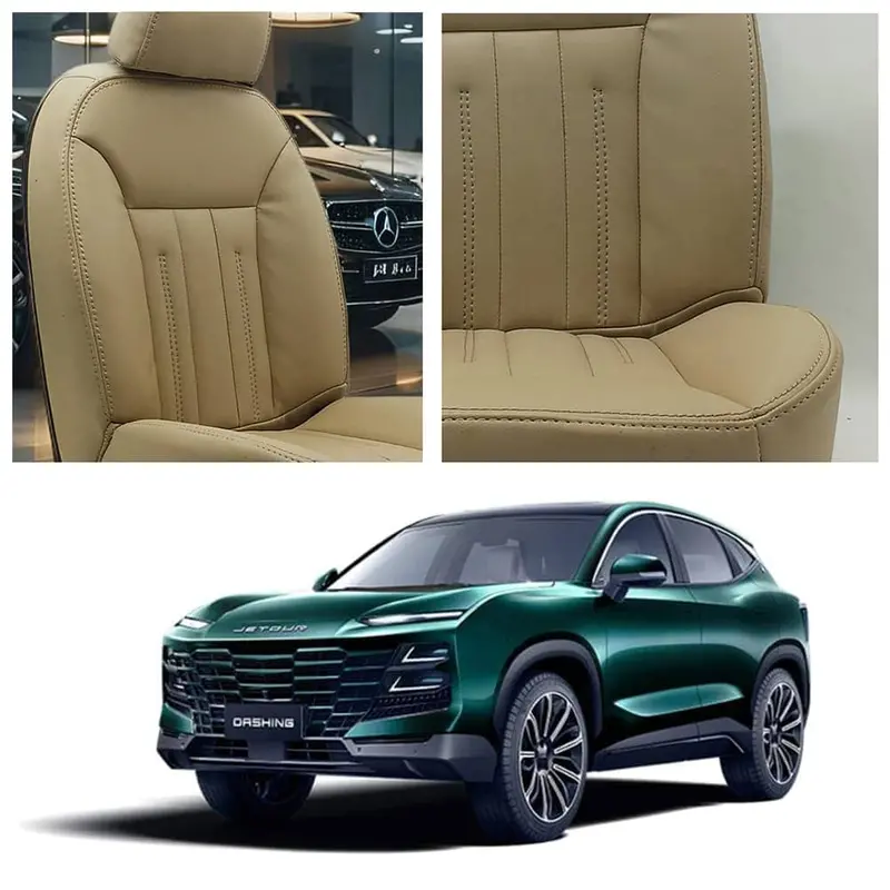Jetour Dashing Audi Design Beige Seat Covers 2025 - 2026 1