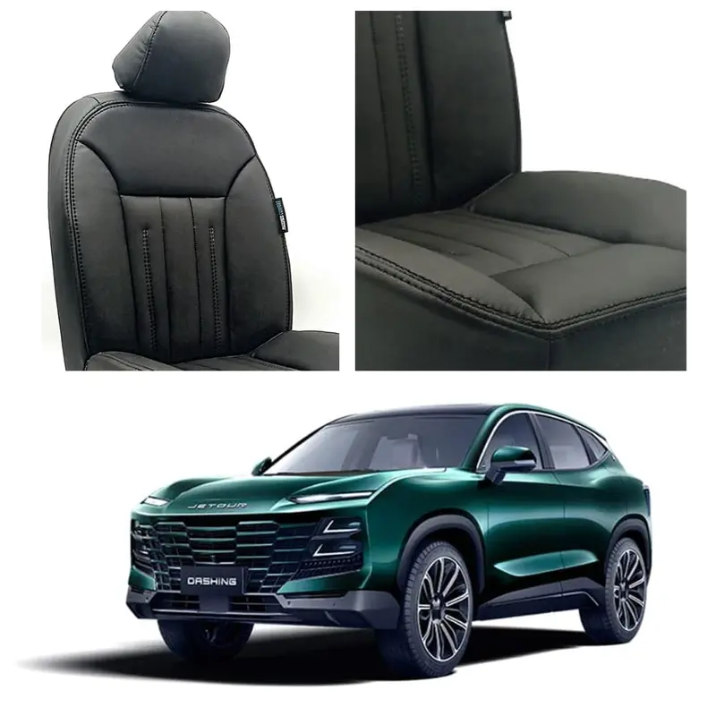 Jetour Dashing Audi Design Black Seat Covers 2025 - 2026 1
