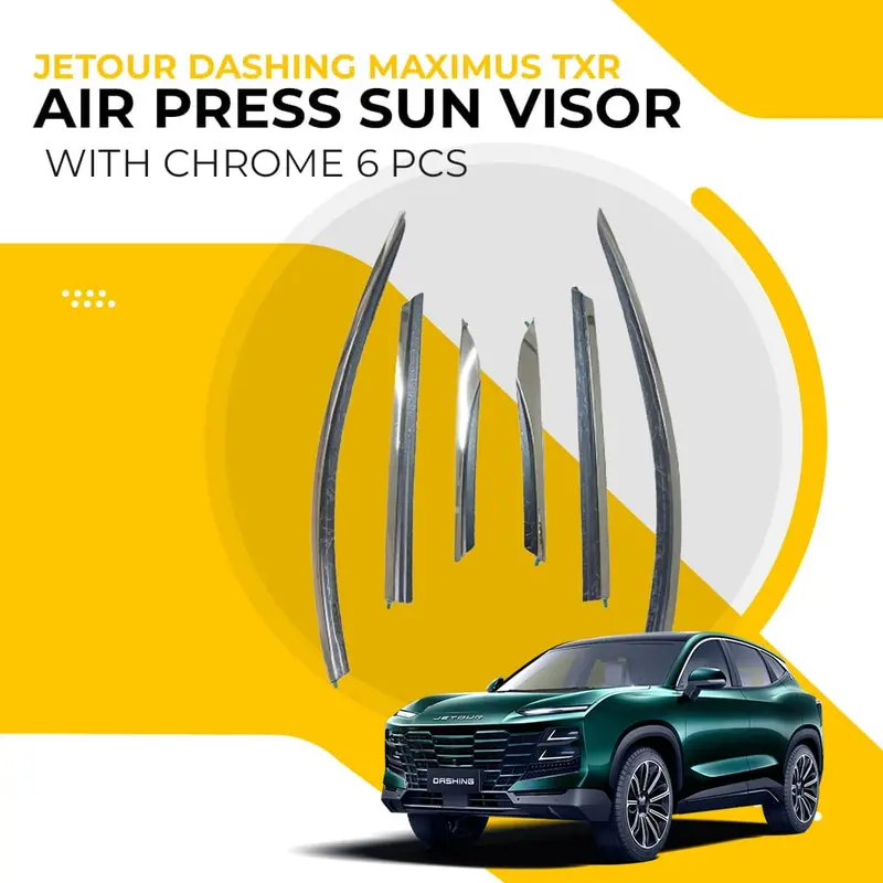 Jetour Dashing Maximus Txr Air Press Sun Visor With Chrome 6 Pcs 2025 - 2026 1