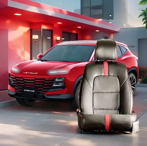 Jetour Dashing Type R Black Red Seat Covers 2025 - 2026 2