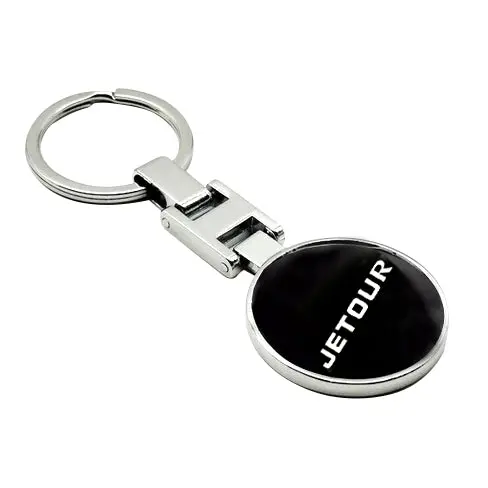 Jetour Metal Logo Keychain Keyring - Black 2