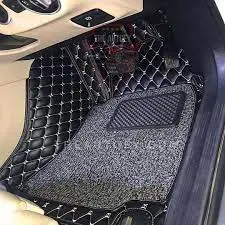 Jetour X70 Plus 9D Floor Mats - Black With Black Grass 4 Pcs Set 2025 - 2026 1