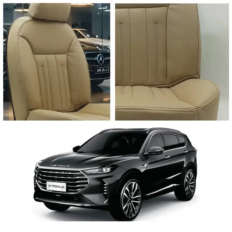 Jetour X70 Plus Audi Design Beige Seat Covers 2025 - 2026 1