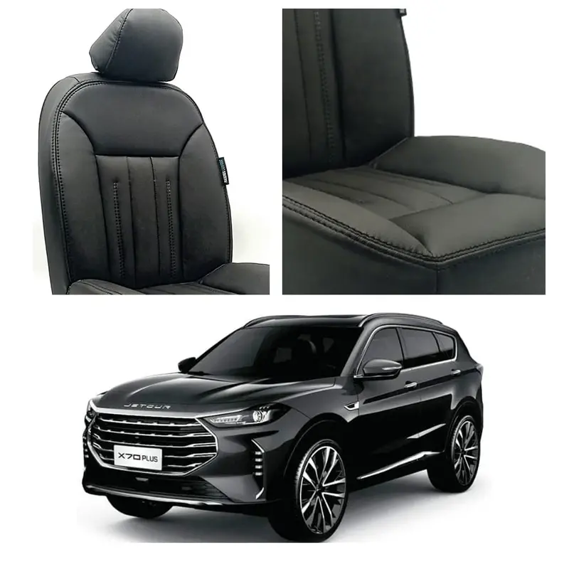 Jetour X70 Plus Audi Design Black Seat Covers 2025 - 2026 1