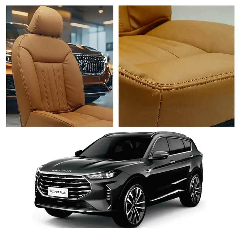 Jetour X70 Plus Audi Design Brown Seat Covers 2025 - 2026 1