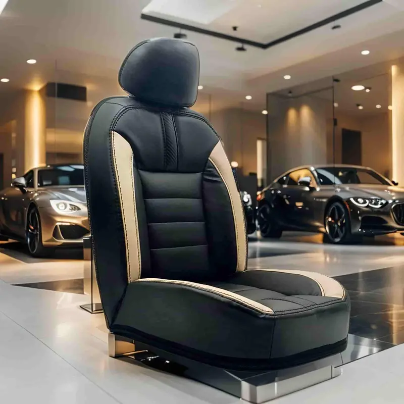 Jetour X70 Plus Hockey Design Black Beige Seat Covers 2025 - 2026 2