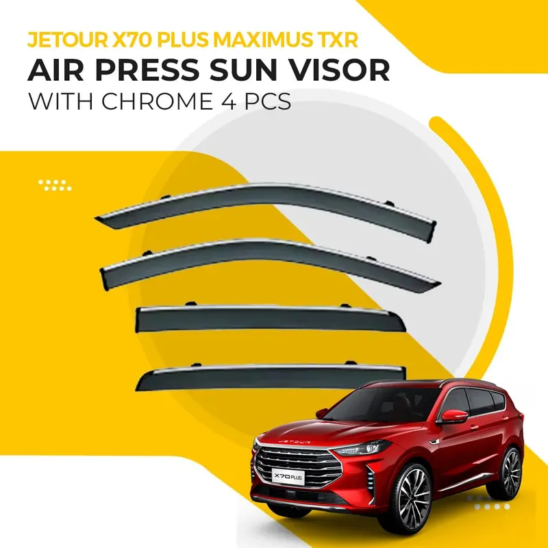 Jetour X70 Plus Maximus Txr Air Press Sun Visor With Chrome 4 Pcs 2025 - 2026 1