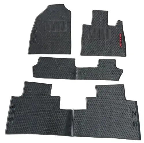 Jetour X70 Plus Pvc Rubber Floor Mat Black Mix Design 4 Pcs 2025 - 2026 2