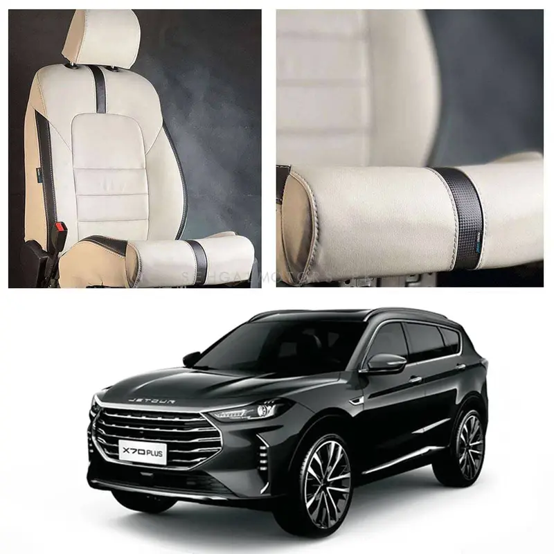 Jetour X70 Plus Type R Beige Black Seat Covers 2025 - 2026 2