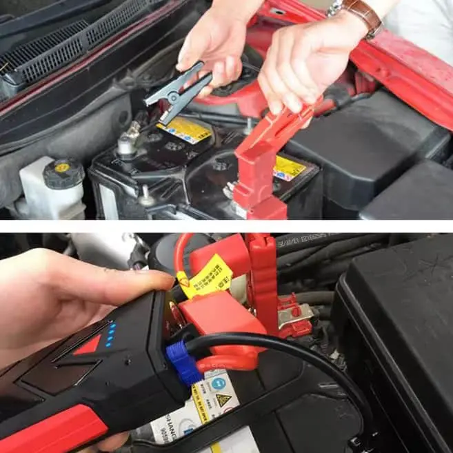 Jump Starter Alligator Clip Emergency Battery Jump Cable Clamps For Car 12V 1