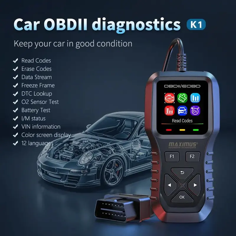 K1 Obd2 Scanner Code Reader For Cars 1