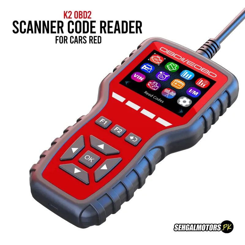 K2 Obd2 Scanner Code Reader For Cars Red 1