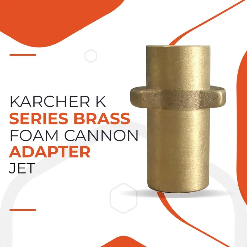 Karcher K - Series Brass Foam Cannon Adapter Jet 1
