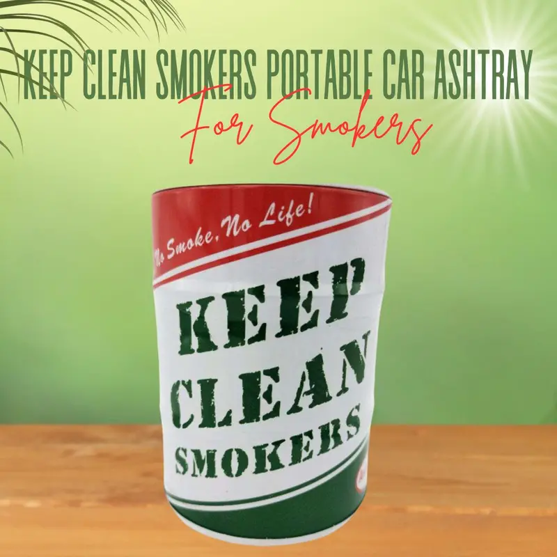 Keep Clean Smokers Portable Car Ashtray For Smokers 1