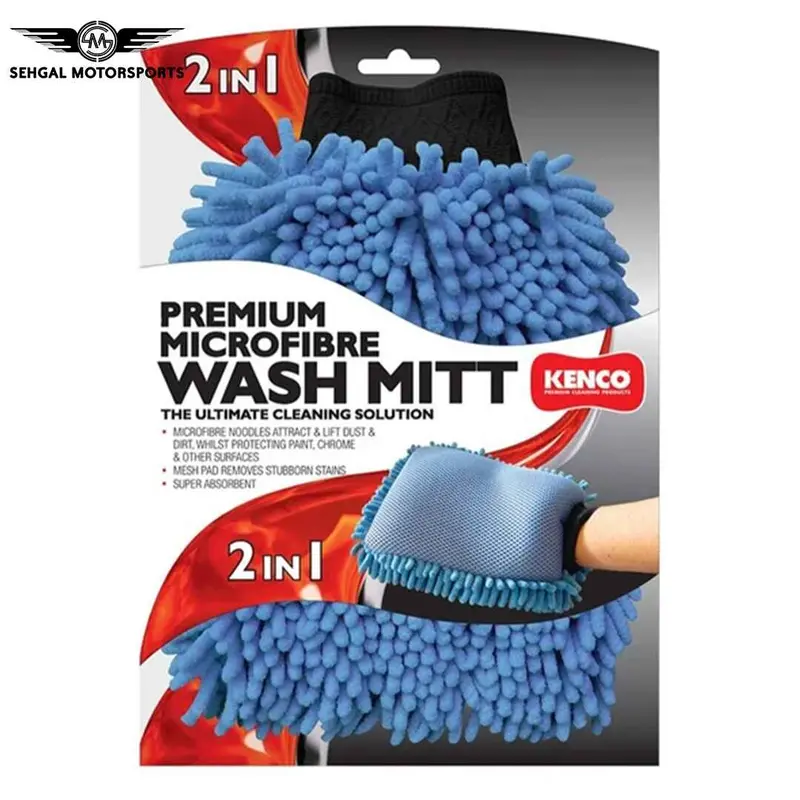 Kenco Premium Wash Mitt Glove 2 In 1 1