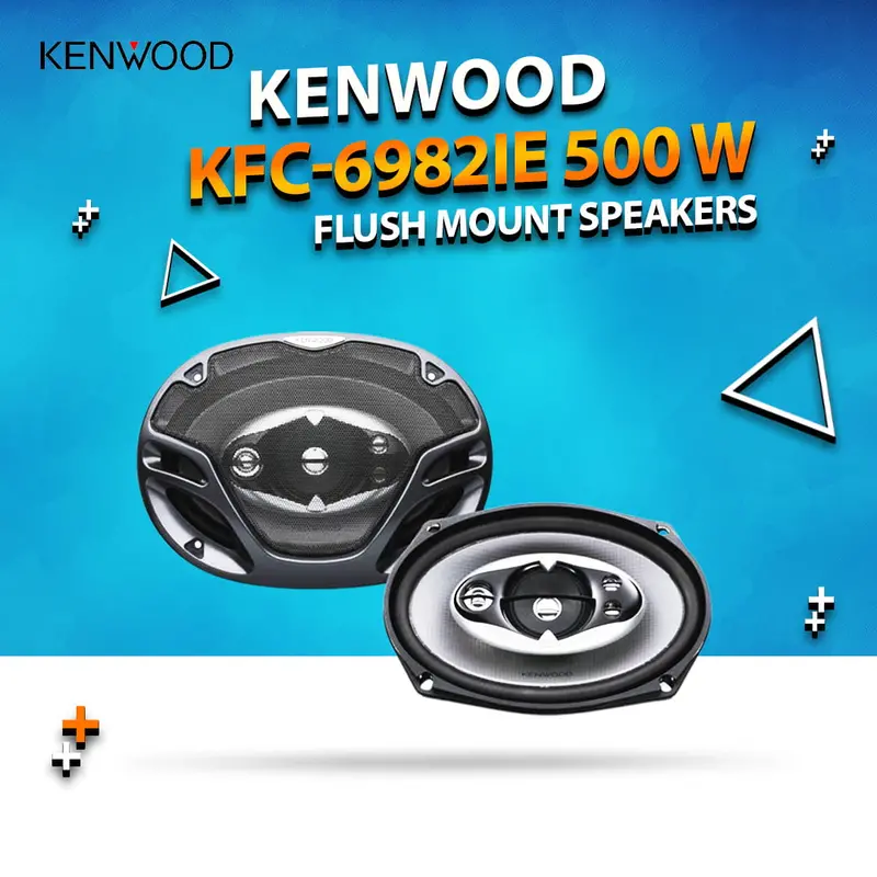 Kenwood Flush Mount Speakers Kfc-6982Ie 500 W 6" X 9" 1