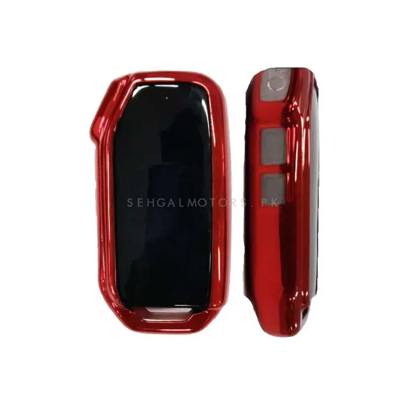 Kia Alpha Tpu Plastic Protection Key Cover Red 2019 - 2025 2