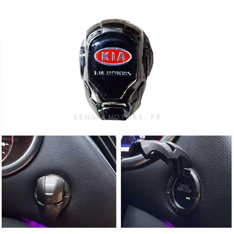 Kia Car Engine Push Start Stop Button Black With Multi 2