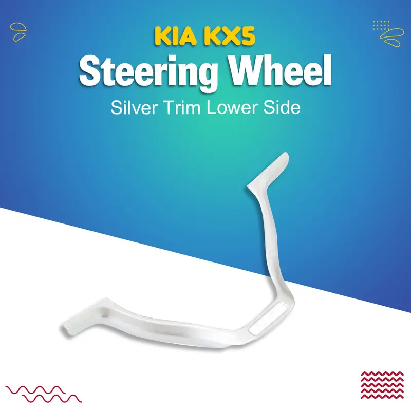 Kia Kx5 Steering Wheel Silver Trim Lower Side - Model 2019-2021 1