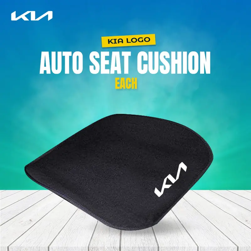 Kia Logo Auto Seat Cushion - Each 1