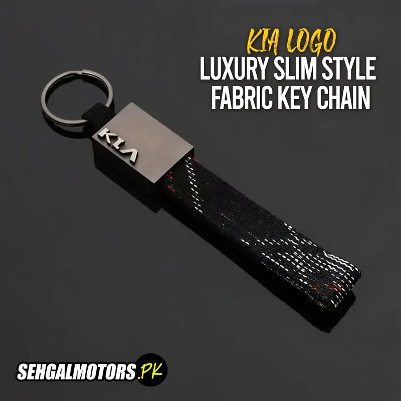 Kia Logo Luxury Slim Style Fabric Keychain 1
