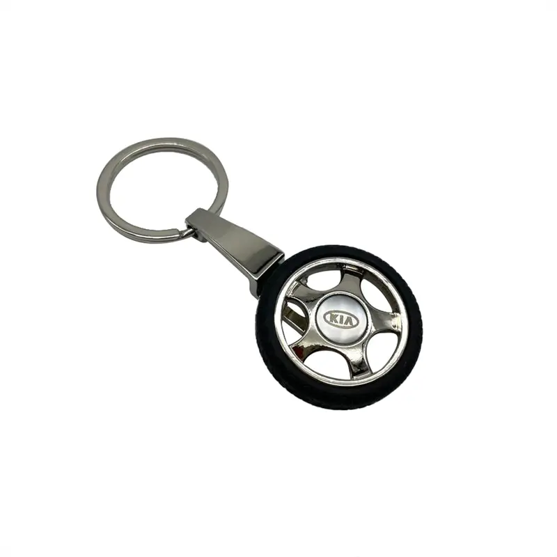 Kia Logo Tire Tyre Keychain Keyring 2
