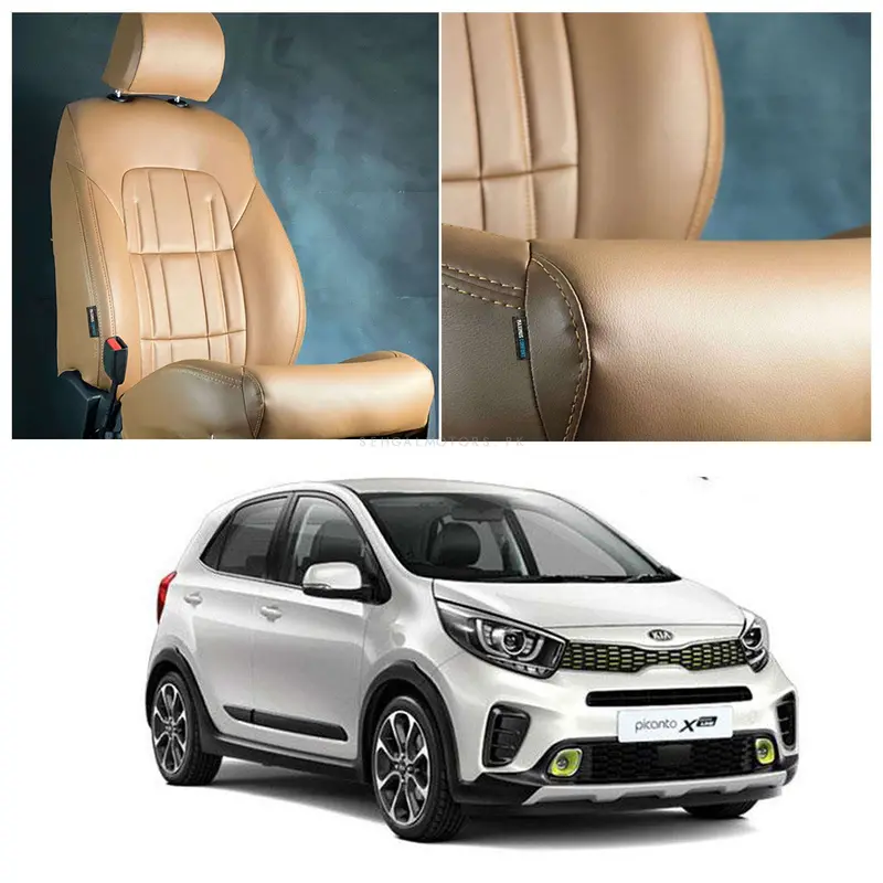 Kia Picanto Audi Style Brown Brown Seat Covers 2019 - 2025 1