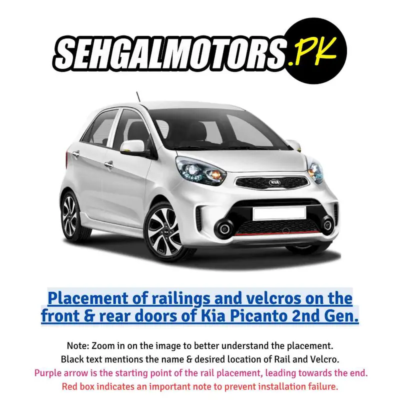 Kia Picanto Custom Fit Retractable Curtains 2019 - 2025 - Sun Shade - Parda 2