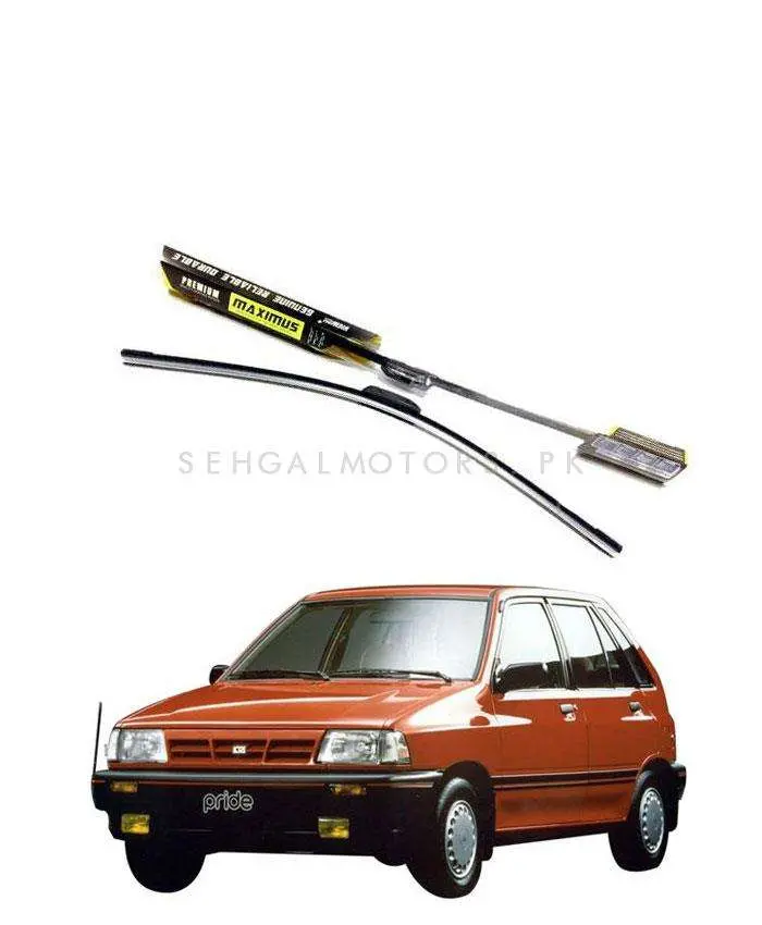 Kia Pride Class Maximus Premium Silicone Wiper Blades - Model 1987 - 2002 1