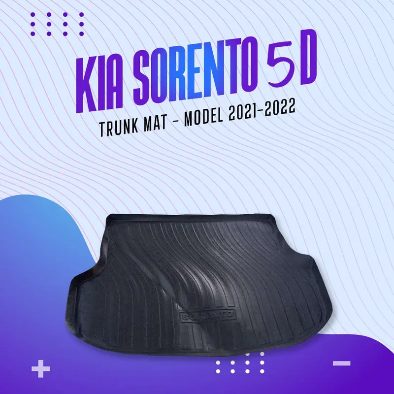 Kia Sorento 5D Tpe Trunk Mat 2021 - 2024 1