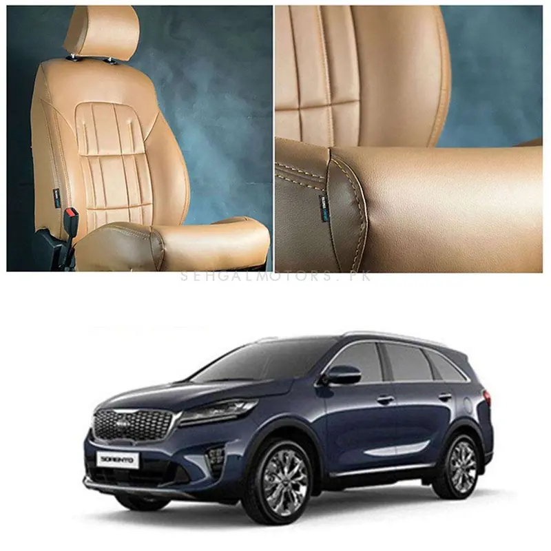 Kia Sorento Audi Style Brown Brown Seat Cover 2021 - 2024 1