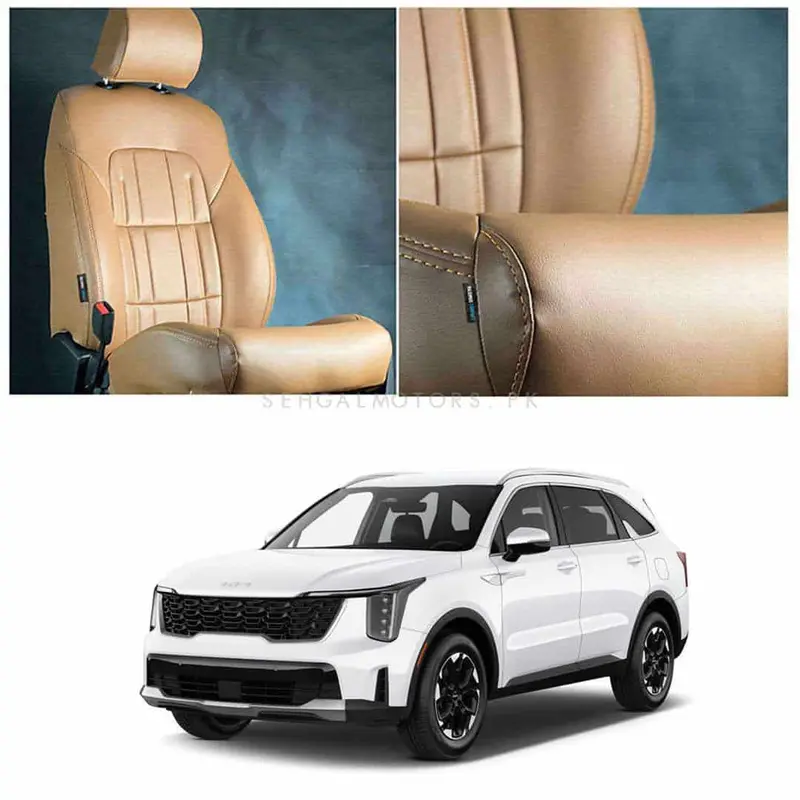 Kia Sorento Audi Style Brown Brown Seat Covers 5 Seater 2025 - 2026 1
