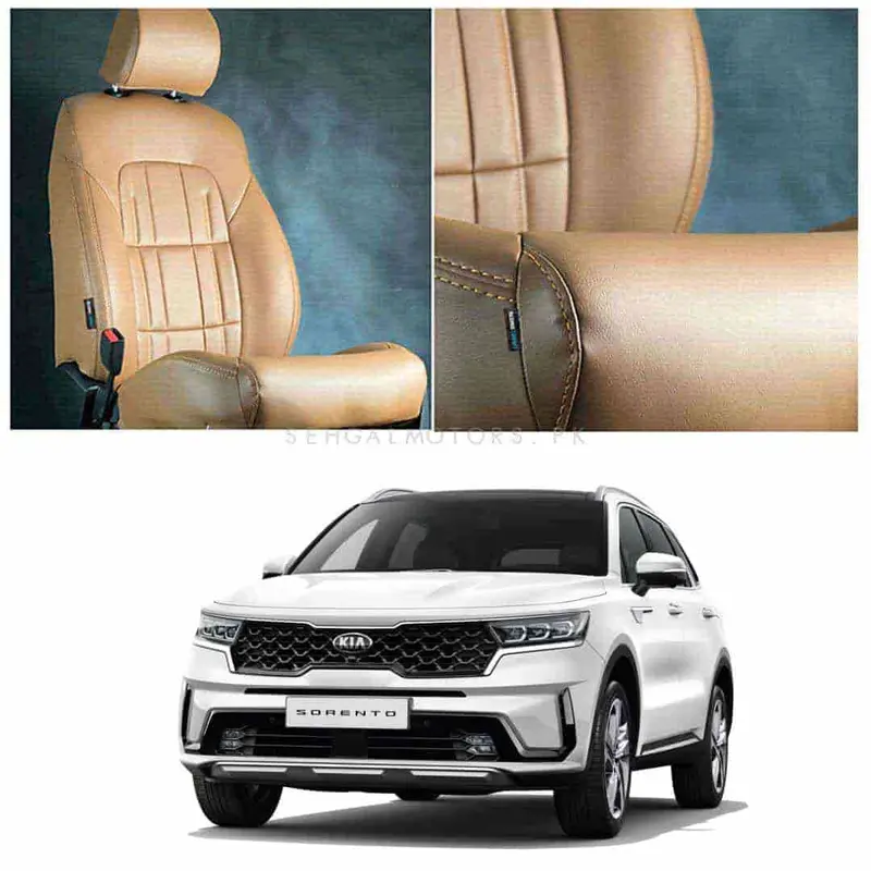 Kia Sorento Audi Style Brown Brown Seat Covers 7 Seater 2025 - 2026 1