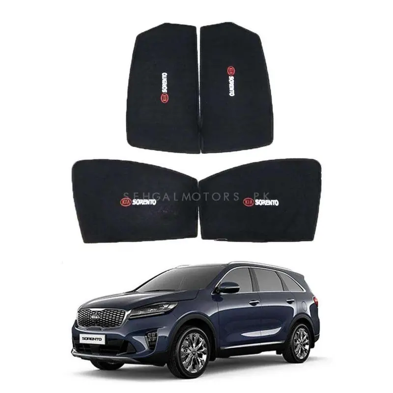 Kia Sorento Foldable & Flexible Sunshade With Logo 2021 - 2024 - Side Sun Shade 1