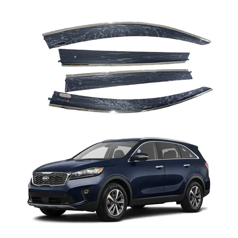Kia Sorento Maximus Txr Air Press Sun Visor With Chrome 4 Pcs 2021 - 2024 2