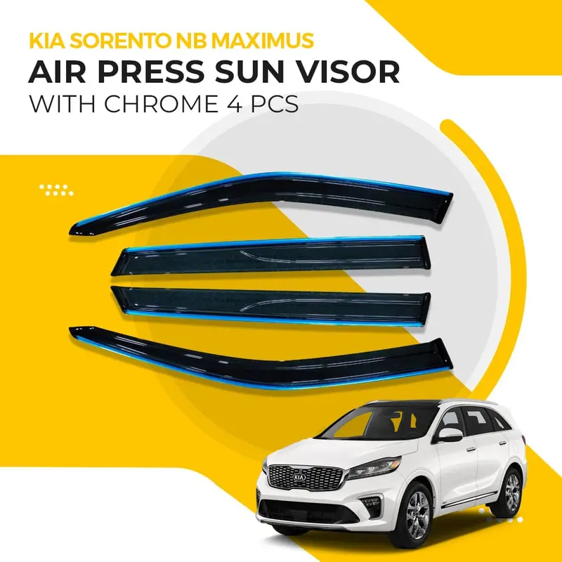 Kia Sorento Nb Maximus Air Press Sun Visor With Chrome 2021 - 2024 1