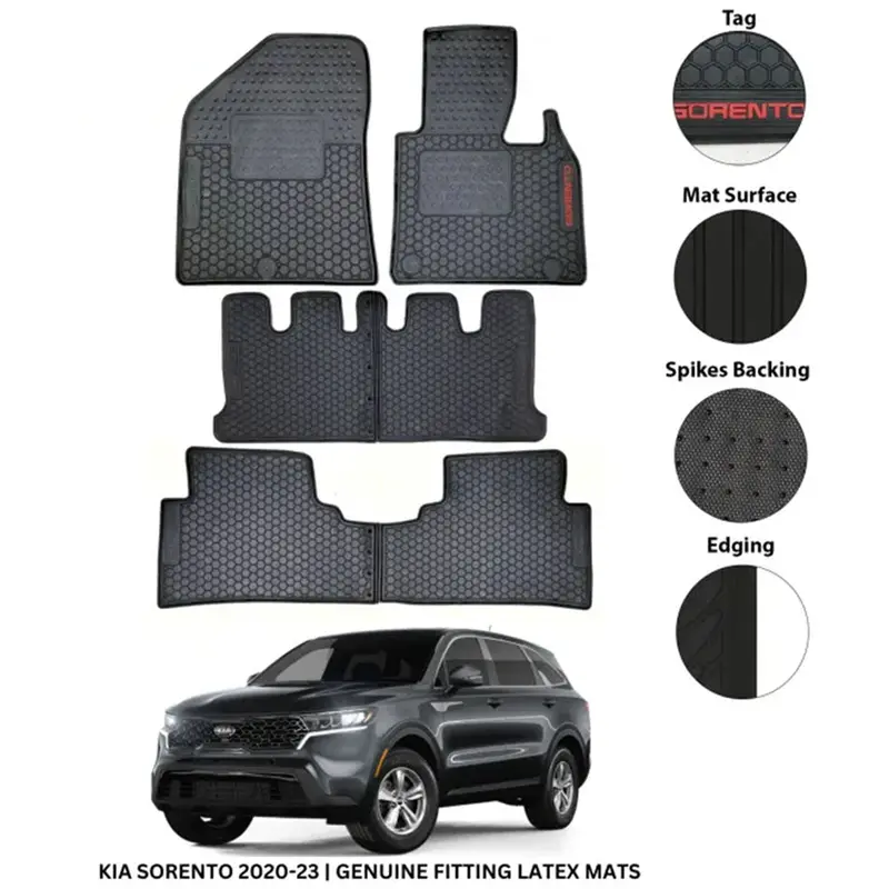 Kia Sorento Rubber Mat Model 2021-2022 1