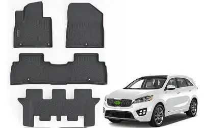 Kia Sorento Tpe Floor Mats Model: 2021-24 1